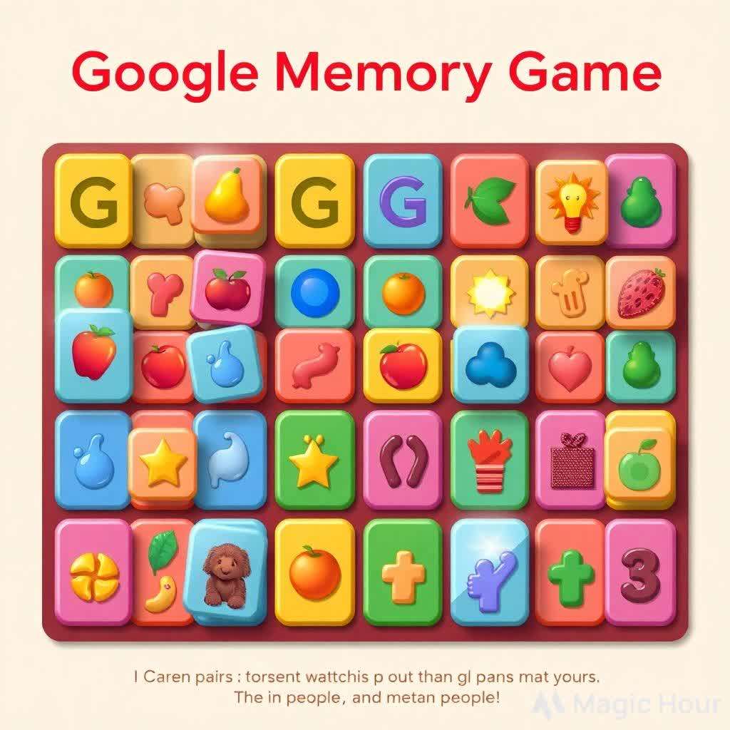 Google Memory Game: A Fun Way to Train Your Brain! in 10 minute